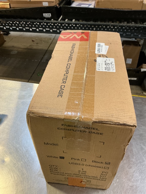 Photo 1 of Micro ATX Case PC Case: MATX Case Mini PC ITX Desktop Computer Case Support Micro ATX MATX DTX ITX Mini PC with USB3.0, Support 3.5'' HDD (Black)