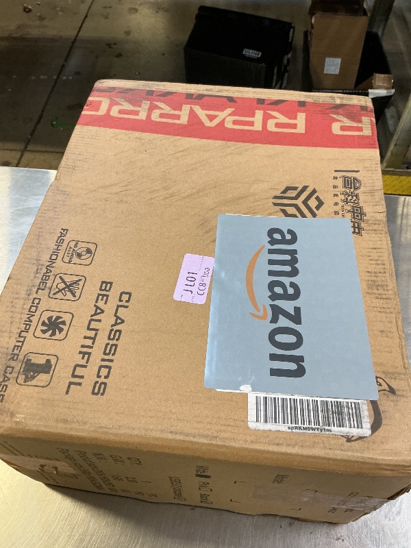 Photo 1 of Micro ATX Case PC Case: MATX Case Mini PC ITX Desktop Computer Case Support Micro ATX MATX DTX ITX Mini PC with USB3.0, Support 3.5'' HDD (Black)