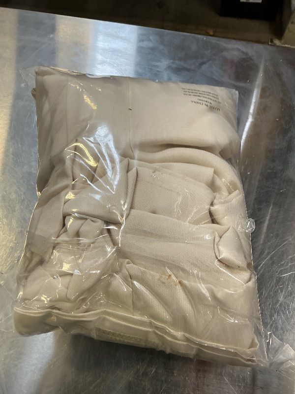 Photo 1 of 10ft x 10ft Beige Backdrop Curtains for Wedding Birthday Baby Shower Photography Backdrop Fabric Curtains Drapes Home Window Decorations Rod Pocket Light Filtering Window Drapes,5ft x 10ft, 2 Panels