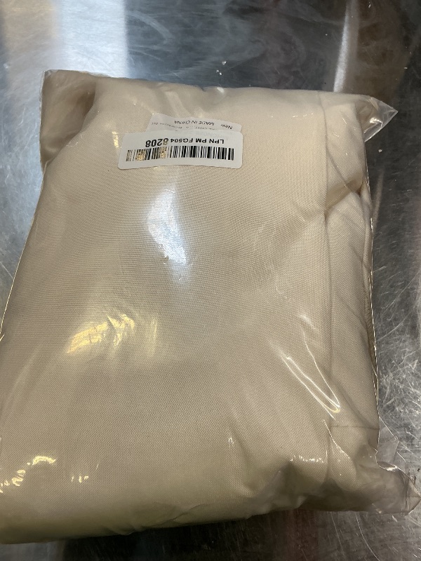 Photo 1 of 10ft x 10ft Beige Backdrop Curtains for Wedding Birthday Baby Shower Photography Backdrop Fabric Curtains Drapes Home Window Decorations Rod Pocket Light Filtering Window Drapes,5ft x 10ft, 2 Panels