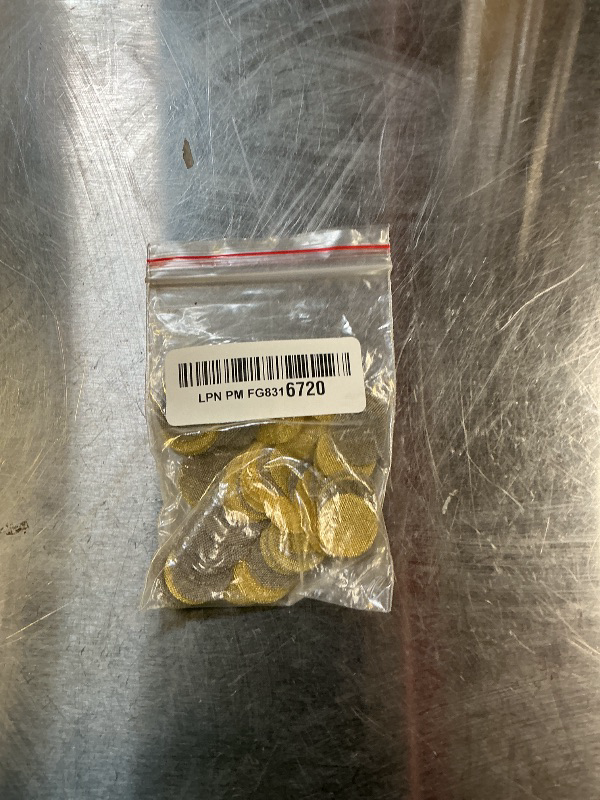 Photo 1 of 100pcs  Screens, 3/4 Inch Pipe Filters, 50pcs Premium Stainless Steel Pipe Screens and 50pcs Brass Filters