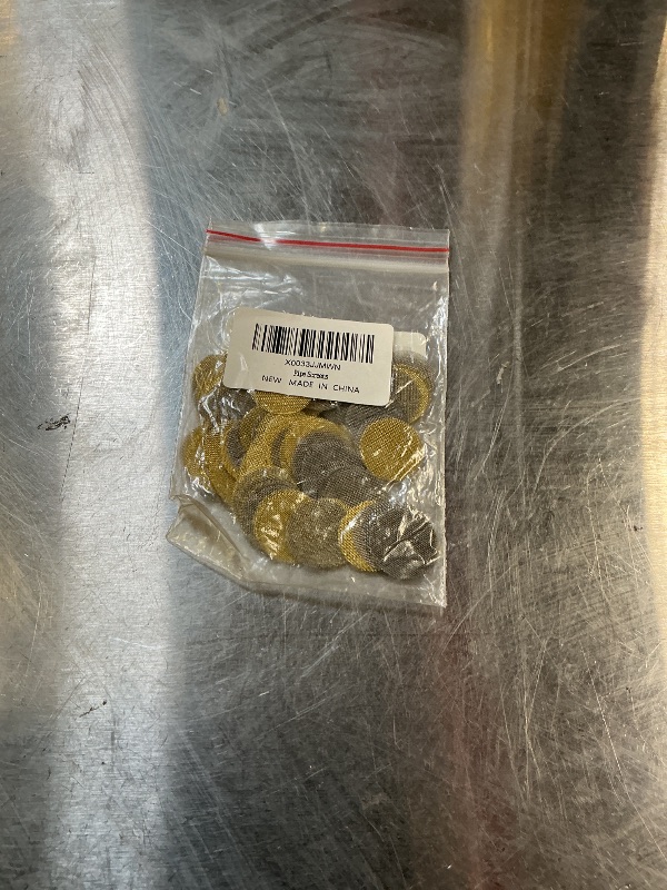 Photo 1 of 100pcs  Screens, 3/4 Inch Pipe Filters, 50pcs Premium Stainless Steel Pipe Screens and 50pcs Brass Filters