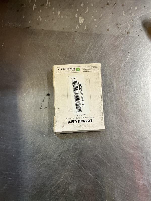 Photo 1 of CASCHO Wallet Tracker Card [Apple MFi Certified] Air Tracker Tag, 0.06in Rechargeable Smartcard Work with Apple Find My, Keys Finder and Item Locator for Passport, Bags, Laptop, Black 1 Pack, iOS only