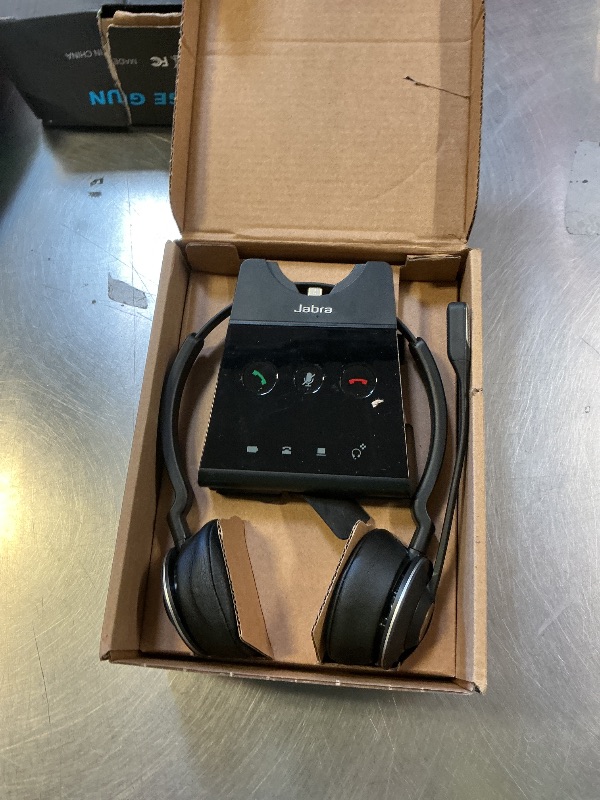 Photo 1 of Jabra Engage 65 SE (Second Edition) Wireless Headset, Dual-Ear – Telephone Headset with Industry-Leading Wireless Performance, Advanced Noise-Cancelling Microphone, All Day Battery Life - Black