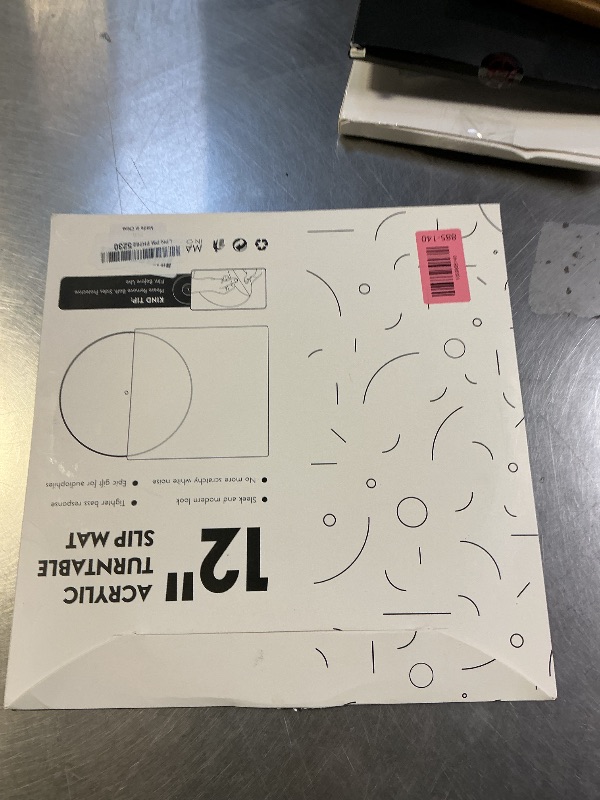 Photo 1 of Turntable Mat Record Platter Slipmat: Acrylic Record Player Platter Vinyl Slip Mats for Turntables Antistatic Tighter & Defined Bass, Clear