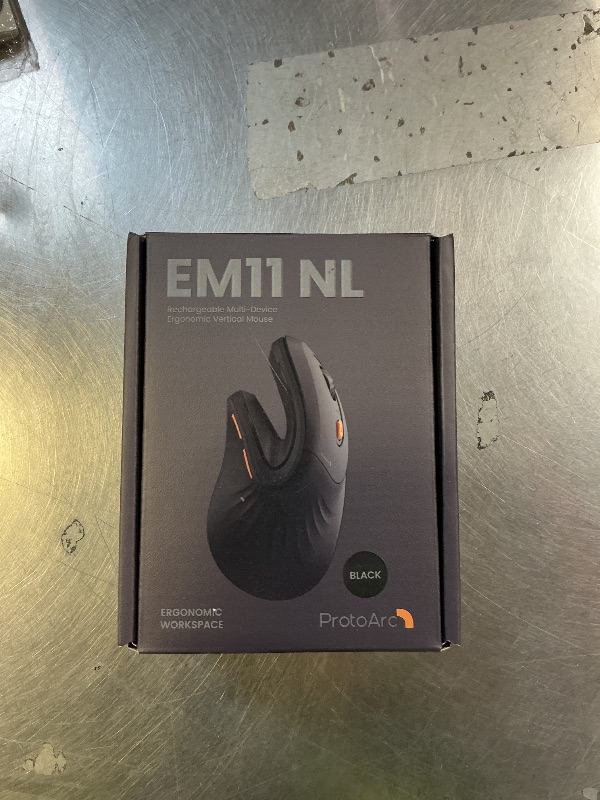 Photo 1 of ProtoArc EM11 NL Rechargeable Multi-Device Ergonomic Vertical Mouse