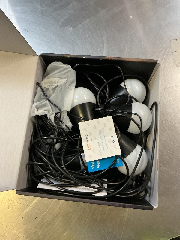 Photo 1 of Govee Smart Outdoor String Lights 48ft