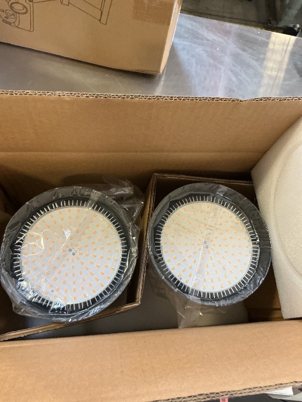 Photo 1 of Bstrip 50W Double-Head Grow lights for indoor Plants full Spectrum 3000K, Black LED Grow Light Bulb with Timer & 16.4FT Power Cord, Perfect for Tall Plants, Gardens, Flowers, and Greenhouses in Winter