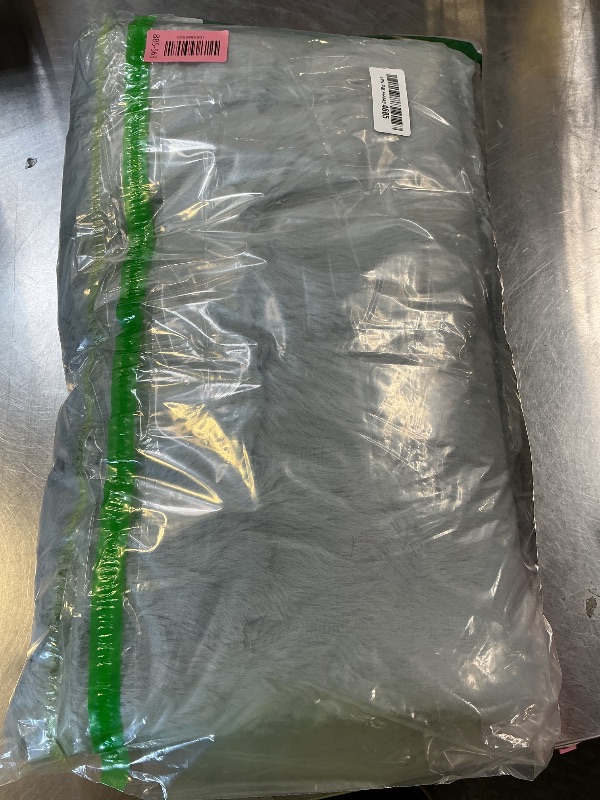 Photo 1 of tianxinbaobei Faux Fur Sofa Cover, Rabbit Plush Couch Cover, Non-Slip Couch Covers Washable, Cosy Plush Sofa Slipcover, Furniture Protector for L Shaped(1pc/ Light Grey /36"x82")