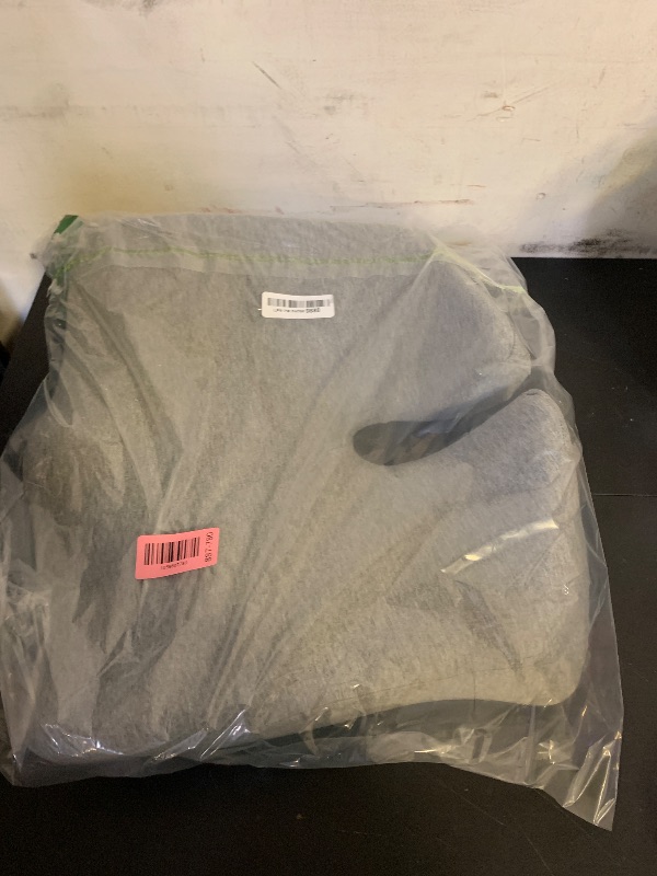 Photo 1 of C CUSHION LAB Patented Pressure Relief Seat Cushion for Long Sitting Hours on Office/Home Chair, Car, Wheelchair - Extra-Dense Memory Foam for Hip, Tailbone, Coccyx, Sciatica - Light Grey