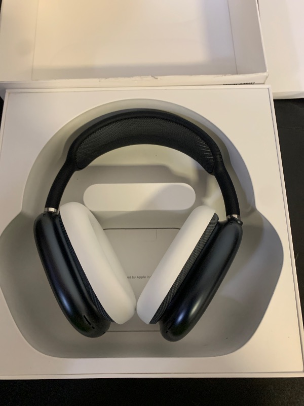 Photo 1 of Apple AirPods Max Wireless Over-Ear Headphones, Pro-Level Active Noise Cancellation, Transparency Mode, Personalized Spatial Audio, USB-C Charging, Bluetooth Headphones for iPhone - Midnight