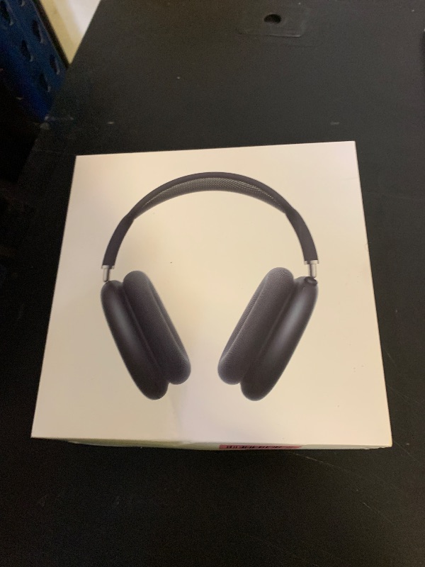 Photo 1 of Apple AirPods Max Wireless Over-Ear Headphones, Pro-Level Active Noise Cancellation, Transparency Mode, Personalized Spatial Audio, USB-C Charging, Bluetooth Headphones for iPhone - Midnight