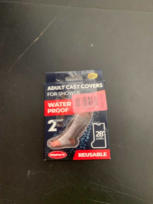 Photo 1 of 100% Waterproof Cast Covers for Shower Leg - 2pk - Tight Seal - Reusable Adult Half Leg Cast Protectors - Knee, Ankle, Foot - After Surgery Bandage and Dressing Cast Bag for Wounds and Burns