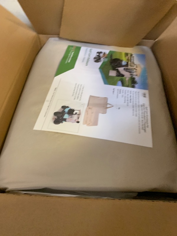 Photo 1 of 10L0L 2 Passenger Golf Cart Enclosure for Club Car Precedent/Onward/Tempo, 4-Sided Clear Window 600D Rain Cover All Weather Windproof Waterproof - Beige