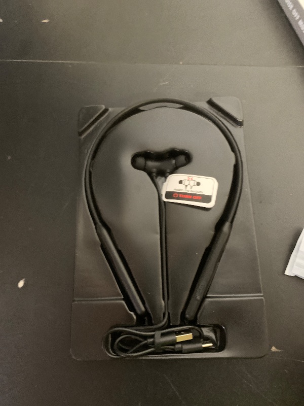 Photo 1 of Active Noise Cancelling Headphones, Wireless In Ear Neckband Bluetooth Headphones with 3 AI Mics ENC, 60Hrs Playtime, V5.3 Magnetic Earbuds, Multipoint Connection Earphones for Work/Travel/Home/Office
