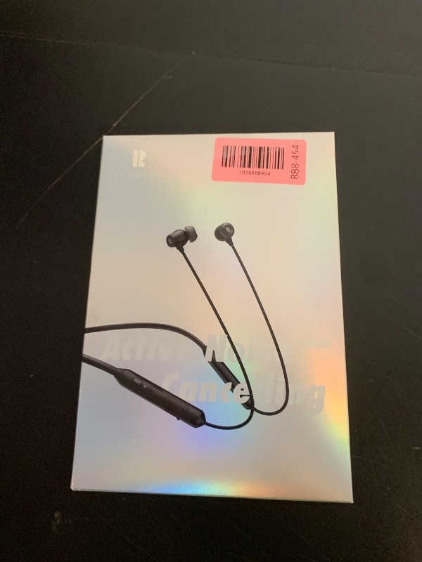 Photo 1 of Active Noise Cancelling Headphones, Wireless In Ear Neckband Bluetooth Headphones with 3 AI Mics ENC, 60Hrs Playtime, V5.3 Magnetic Earbuds, Multipoint Connection Earphones for Work/Travel/Home/Office