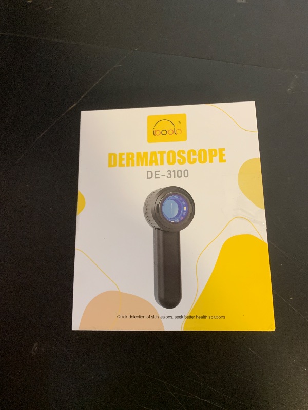 Photo 1 of IBOOLO DE-3100 Dermatoscope, 10x Magnify Skin Analyzer Machine Polarized Dermatoscope