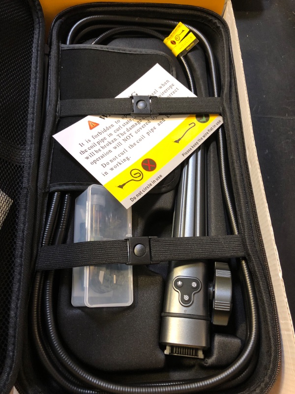 Photo 1 of DXZtoz 10FT Articulating Borescope, Inspection Camera with 0.33in Two-Way Steering Snake Camera, Waterproof 1080P Endoscope with Light for Mechanics Electriction Wall Pipe Inspection