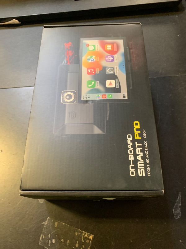 Photo 1 of **MISSING PARTS** Wireless Carplay Screen for Car - 9'' Portable Car Stereo with 4K Dash Cam, 1080P Backup Camera, Car Satellite Radio with Apple Carplay & Android Auto, GPS Navigation/AirPlay/Voice Control (1026CP)