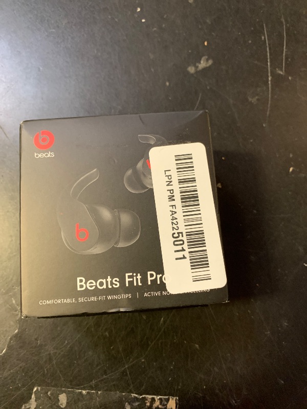 Photo 1 of Beats Fit Pro (1st Gen) - True Wireless Noise Cancelling Earbuds - Active Noise Cancelling - Sweat Resistant Earphones, Compatible with Apple & Android, Class 1 Bluetooth®- Beats Black