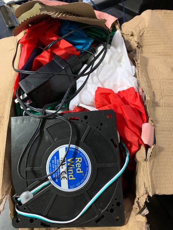 Photo 1 of 10FT Christmas Inflatable Santa Claus on Sleigh with 3 Reindeer, Blow Up Yard Clearance with LED Lights Built-in, Holiday Party Decor for Garden