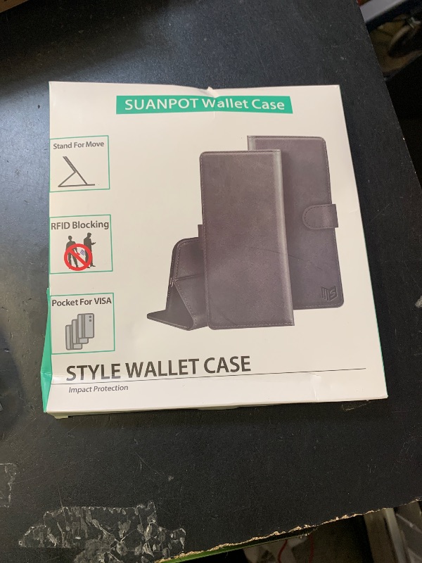 Photo 1 of SUANPOT Compatible with iPhone 17 Pro Max 6.9" Wallet case with RFID Blocking Credit Card Holder,Flip Book PU Leather Protective Cover Men Women for Apple 17 Pro Max Phone case Light Brown Color