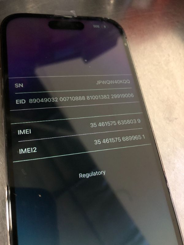 Photo 4 of Apple iPhone 14 Pro (Renewed), 128GB, Deep Purple - Unlocked