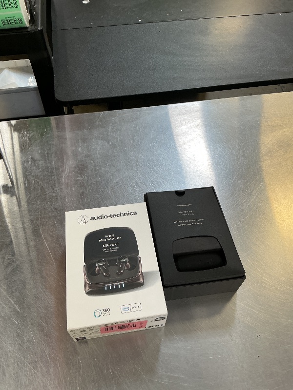 Photo 1 of Audio-Technica ATH-TWX9 Wireless Earbuds, Premium Listening Experience with Bluetooth Wireless, Noise-Cancellation, High-Resolution Drivers with Innovative Acoustic Technology