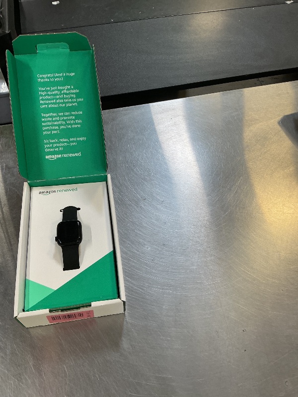 Photo 1 of Apple Watch Series 8 (GPS, 41MM) - Midnight Aluminum Case with Midnight Sport Band S/M (Renewed Premium)