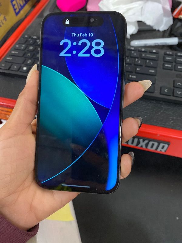 Photo 1 of Apple iPhone 15 Pro, 256GB, Blue Titanium - Unlocked (Renewed)