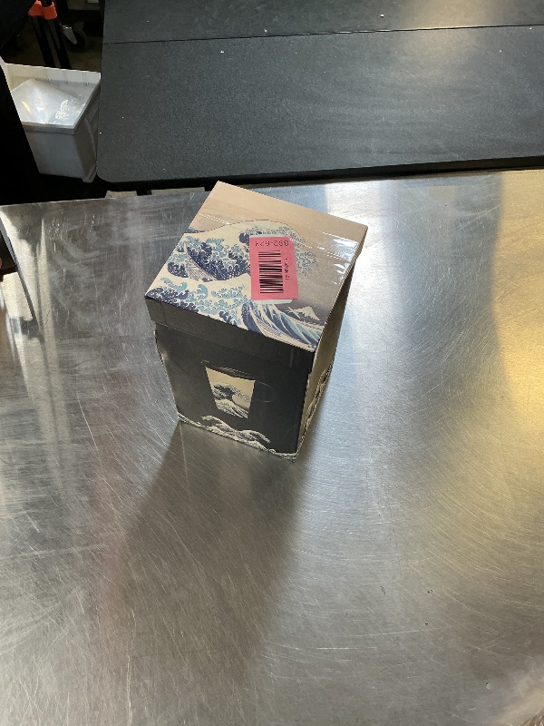 Photo 1 of **CHIPPED** Topadorn Ceramic Travel Mug Porcelain Coffee Cup with Spill-proof Lid and Box, 17 Oz.