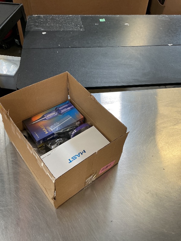 Photo 1 of Mast Flip3 Tattoo Gun Kit Wireless Machine 7 Strokes Length Coreless Motor Pro Needles Cartridges 2 Batteries Power Supply