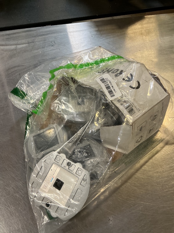 Photo 1 of Solar Deck Lights Driveway Dock Lights, VOLISUN 8-Pack Led IP67 Waterproof Outdoor Warning Step Lights for Driveway Sidewalk Garden Pathway Yard(Warm White)