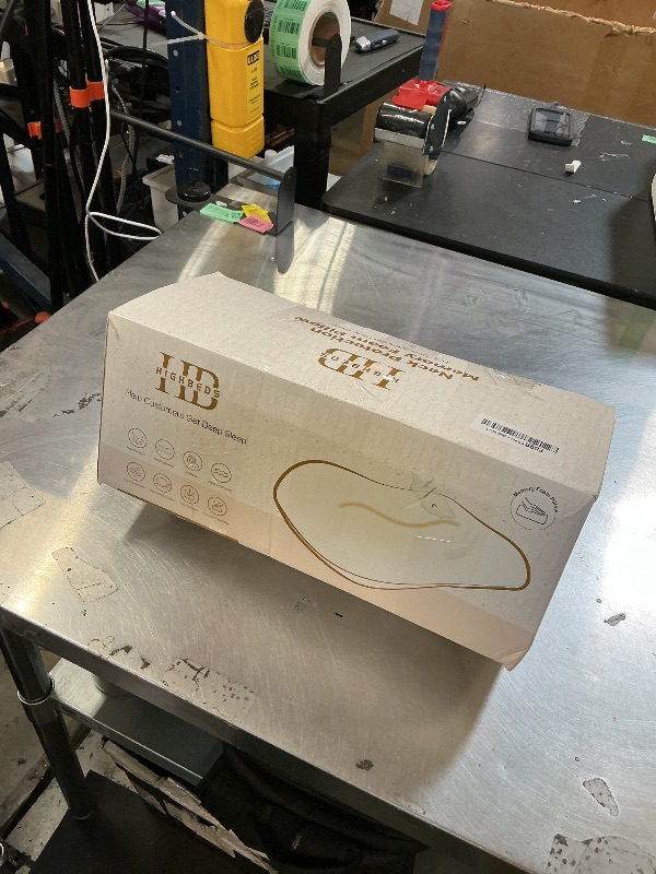 Photo 1 of HighBeds Side Sleeper Pillow – Soft Ergonomic Cervical-Neck-Pillow for Neck Pain Relief, Ice Silk Zipperless Pillowcase, Eco Friendly and Durable Material (White)