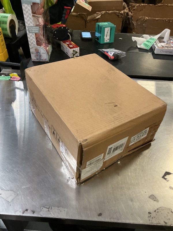 Photo 1 of Furnulem White Dresser with 5 Drawers, Vertical Storage Tower Fabric Dresser for Bedroom, Hallway, Entryway, Nursery, Closet Organizer, Nightstand Bedside Table Furniture, Sturdy Steel Frame, Wood Top