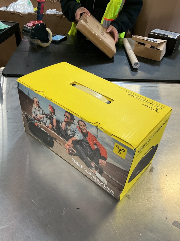 Photo 1 of Tribit StormBox Lava Portable Bluetooth Speaker, 80W Loud Wireless Speaker, 24H Playtime, IP67 Waterproof, Bluetooth 5.4, Custom EQ, XBass, Built-in Mic, TWS Pairing for Camping/Beach/Party/Outdoor