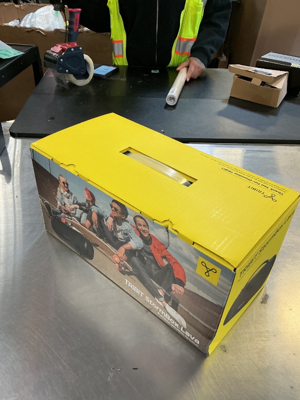 Photo 1 of Tribit StormBox Lava Portable Bluetooth Speaker, 80W Loud Wireless Speaker, 24H Playtime, IP67 Waterproof, Bluetooth 5.4, Custom EQ, XBass, Built-in Mic, TWS Pairing for Camping/Beach/Party/Outdoor