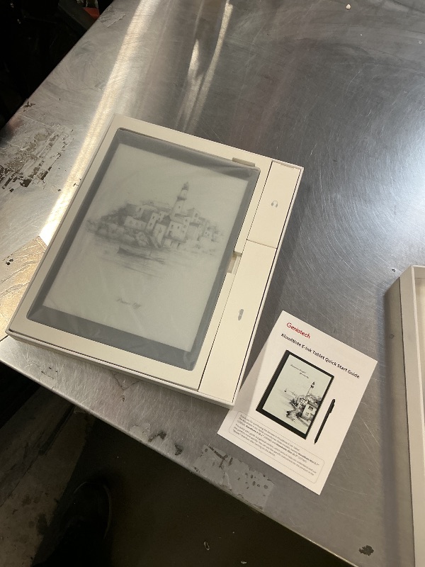 Photo 1 of Kloudnote S 10.1" E-Ink Notepad, ePaper Tablet for Note Taking and eBook Reading, 200dpi Notebook eReader Device with Stylus, Android OS - Black