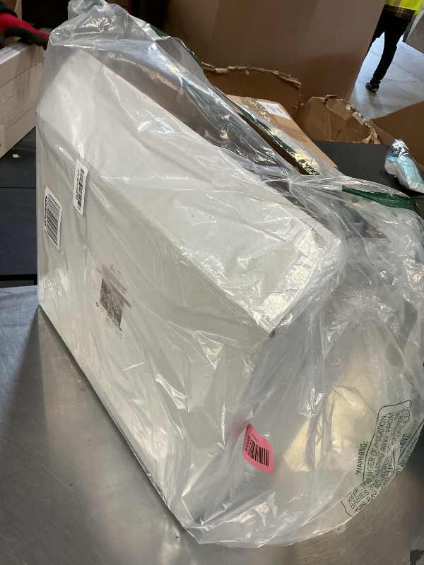 Photo 1 of SUT 350 Pcs Red and Clear Plastic Dinnerware Set for 50 Guests, Include: 50 Dinner Plates, 50 Dessert Plates, 50 Pre Rolled Napkins With Silverware, 50 Cups, Disposable Plates for Party