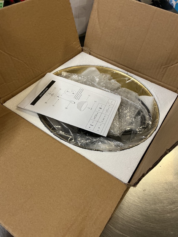 Photo 1 of MIAYBPH Pendant Lighting for Kitchen Island, 2 Pack 12" Dome Pendant Light Fixtures with Black and Gold Finish Farmhouse Industrial Hanging Pendant Light for Dining Room Restaurant Cafe Entryway