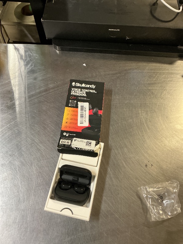 Photo 1 of Skullcandy Grind Wireless Earbuds, Bluetooth Headphones, Up to 40 Hours Battery, Noise Isolating Fit, Microphone for iPhone Android, Customizable via Skull-iQ App - True Black