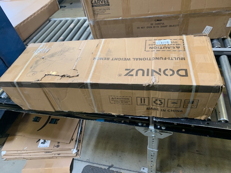 Photo 1 of DONIUZ Heavy Duty Bench Adjustable Workout Bench Press Set for Home Gym Strength Training, Multi-Functional Roman Chair with Headrest, Max Load 1200 (DZ-025)