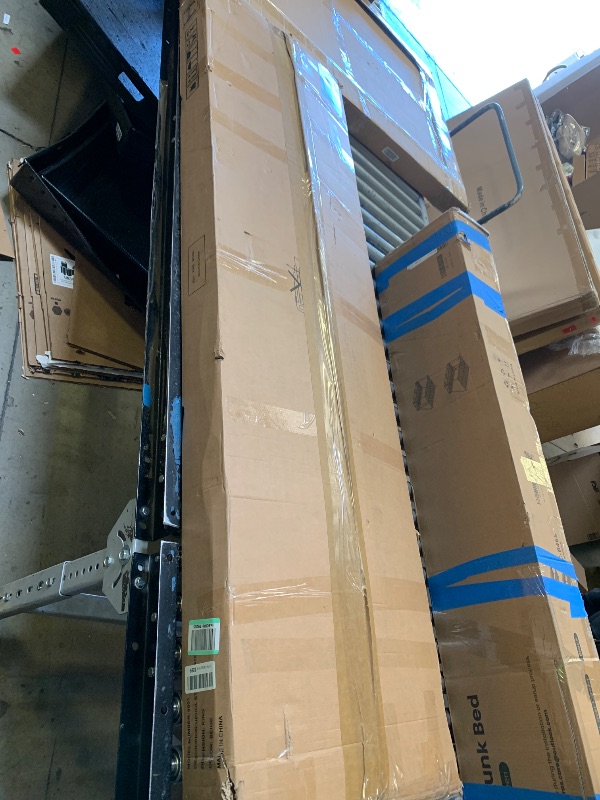 Photo 1 of Mxhtcewz King Size Linen Bed Frame, Upholstered Platform Bed Frame with Adjustable Headboard, Wooden Slats Support, Easy Assembly, No Box Spring Needed, Beige