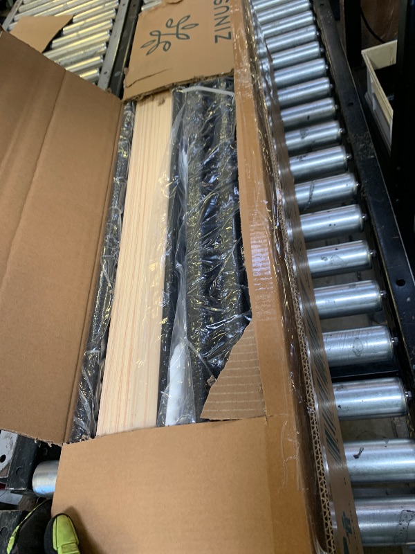 Photo 1 of Zinus Metal Box Spring with Wood Slats /7.5 Inch Mattress Foundation/Sturdy Steel Structure/Easy Assembly, Queen