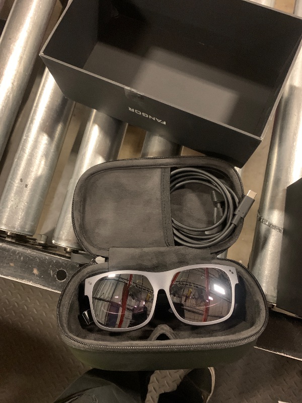 Photo 1 of AR Glasses, Smart Glasses with Massive 201 Inch Micro OLED Virtual Theater, 1080P, 3D Movie, 50° FOV, 400 nits Brightness, Support Stream, Game and Work on PC/Android/iOS/Consoles/Cloud