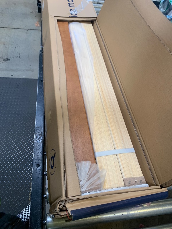 Photo 1 of Mellow Naturalista Classic - 12 Inch Solid Wood Platform Bed with Wooden Slats, No Box Spring Needed, Easy Assembly, Queen, Pine