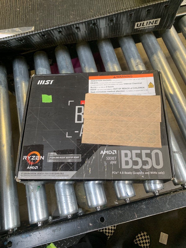 Photo 1 of MSI B550-A PRO ProSeries Motherboard (AMD Ryzen 5000, AM4, DDR4, PCIe 4.0, SATA 6Gb/s, M.2, USB 3.2 Gen 2, HDMI/DP, ATX)