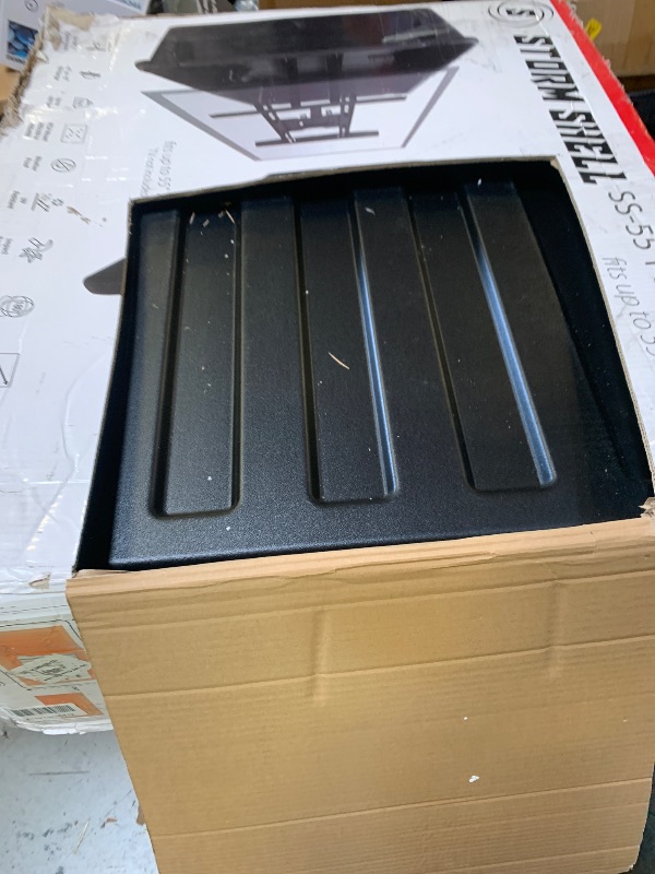 Photo 1 of Outdoor TV Hard Cover Weatherproof Protection for Television - Mounts Right on The Wall - TV Wall Mounting Bracket Included … (45-55 inch), Black