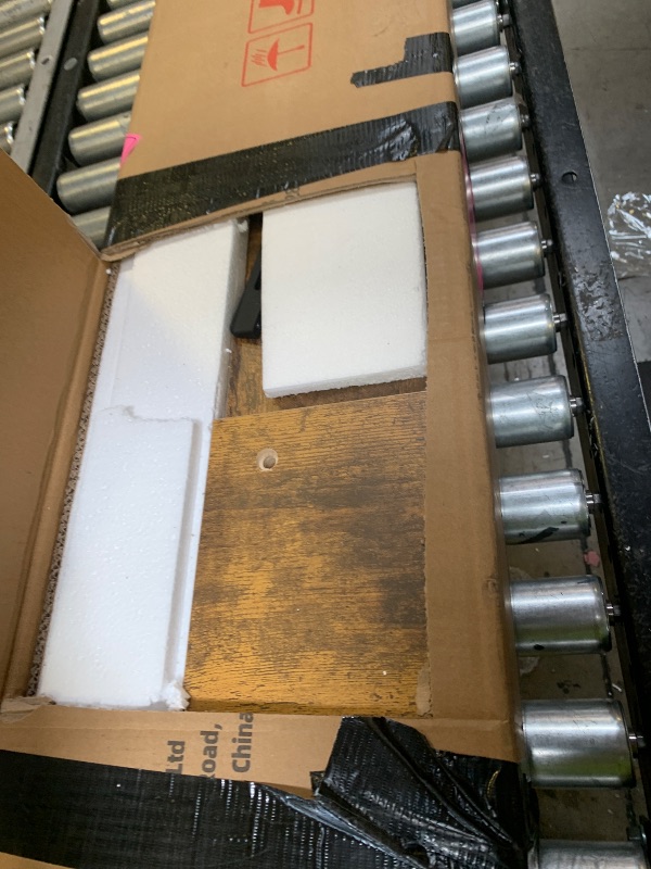 Photo 1 of TuckTect Floating TV Unit, 63'' Wall Mounted TV Cabinet, Floating Shelves with Door, Modern Entertainment Media Console Center Large Storage TV Bench for Living Room & Office (62.99IN, Rustic Brown)