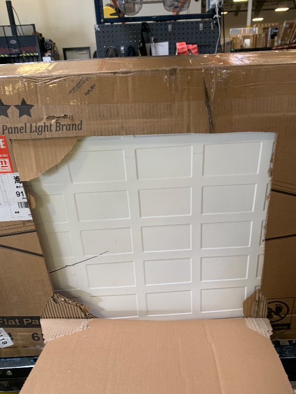 Photo 1 of Franjulia 6 Pack 2x4 LED Flat Panel Light, Dimmable Flush Mount Office Kitchen Drop Ceiling Light Fixtures, 9100LM,Switchable 5 CCT 3000K/4000K/5000K/5700K/6500K & 5 Wattages 30W/40W/50W/60W/70W